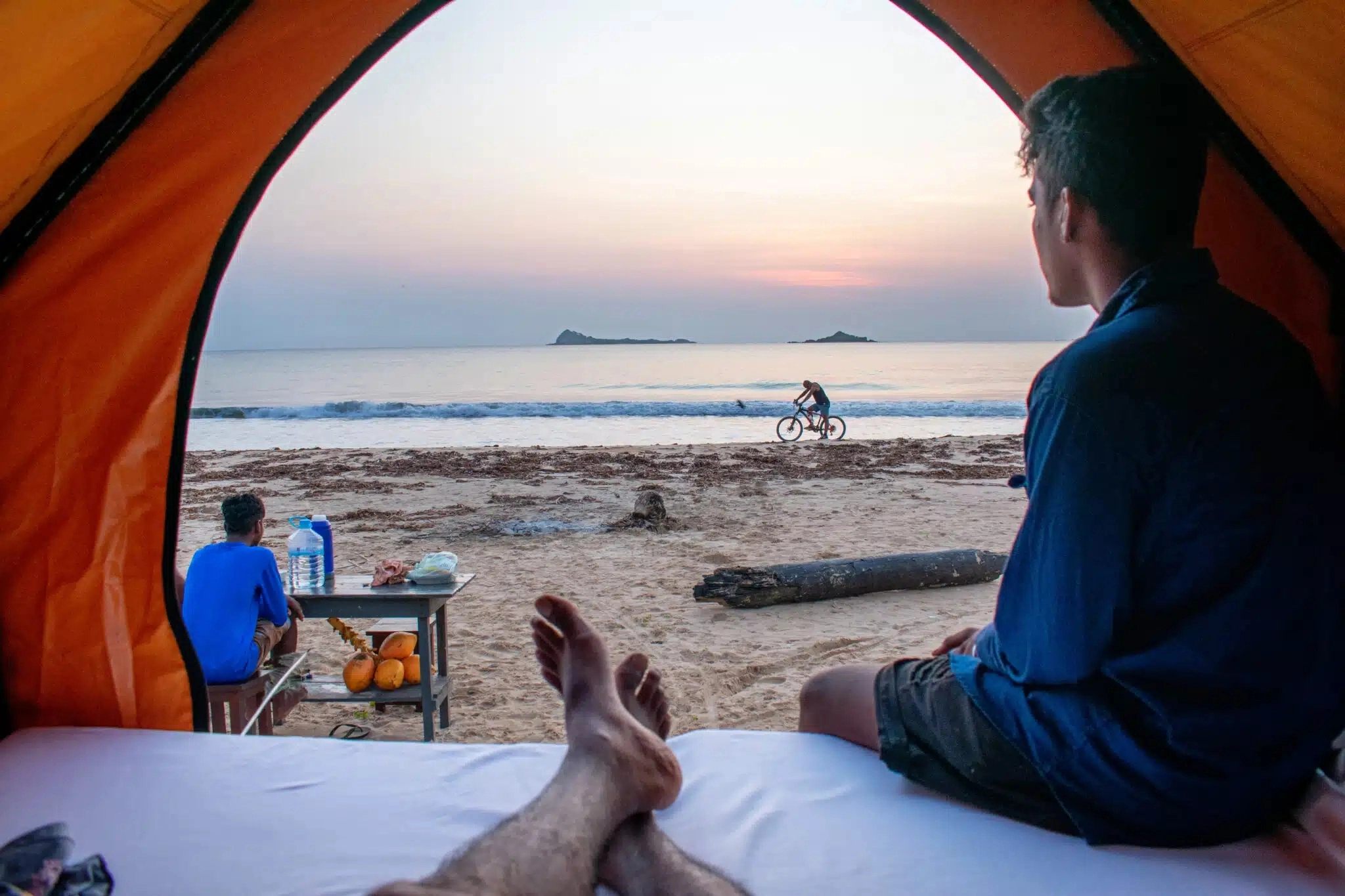 Wild Beach Camp Life